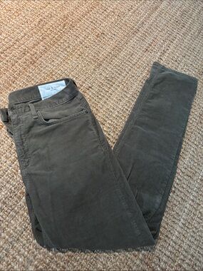rag & bone Olive Green Corduroy Pants